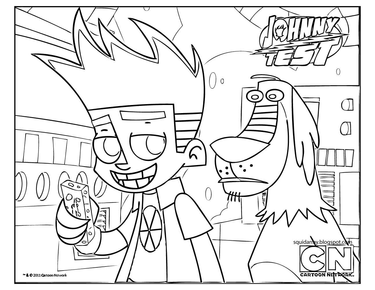 Johnny Test Coloring Pages 1294x1000 Johnny Test Coloring Pages