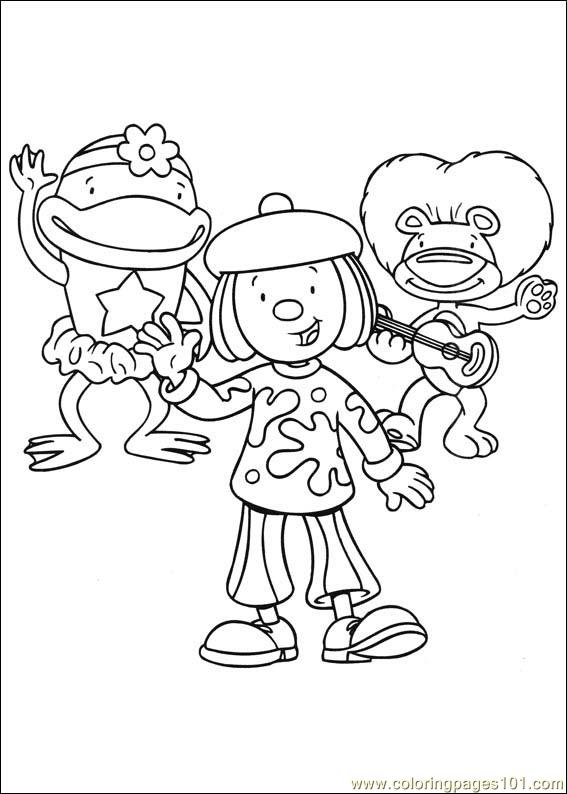 567x794 Jojo Circus 18 Coloring Page