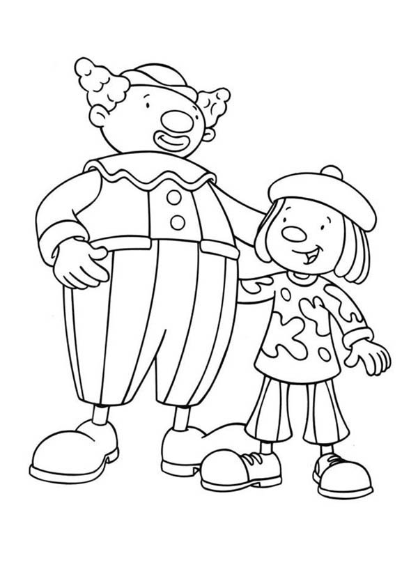 600x834 Jojo And His Best Friend Skeebo Seltzer In Jojo's Circus Coloring