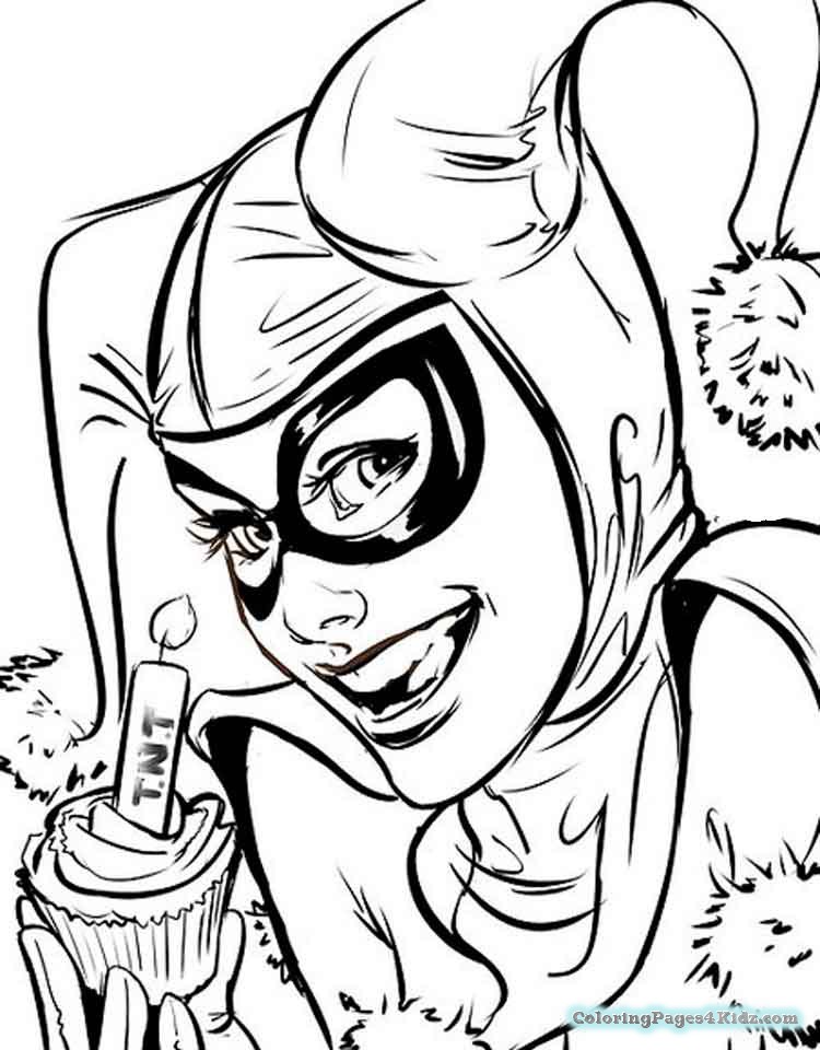 Coloring Pages Joker And Harley Quinn Coloring Pages For Kids 750x960 Coloring Pages Joker And Harley Quinn Coloring Pages For Kids