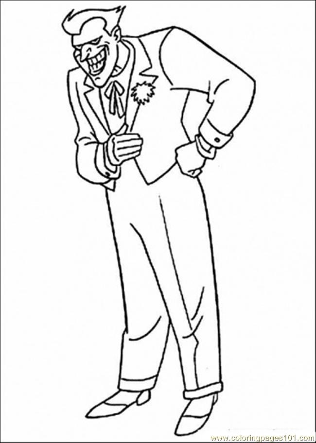 Joker Coloring Page 650x912 Joker Coloring Page
