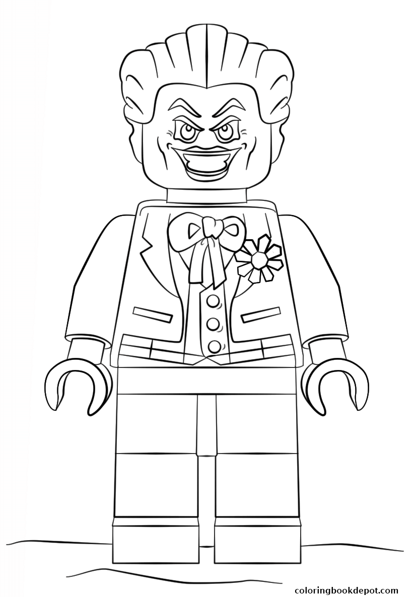 Lego Batman Joker Coloring Pages 824x1186 Lego Batman Joker Coloring Pages