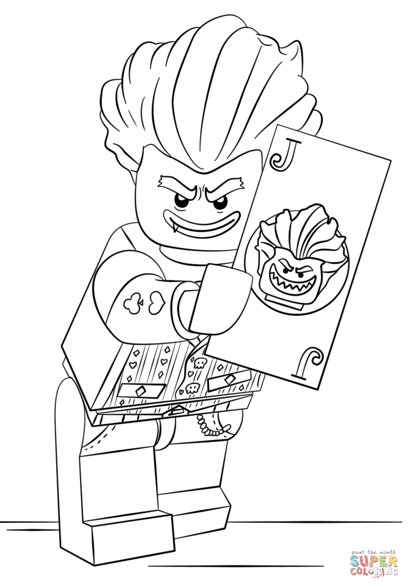 Joker Coloring Pages For Kids