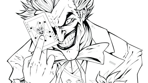 585x329 The Joker Coloring Pages Coloring Book Joker Coloring Pages