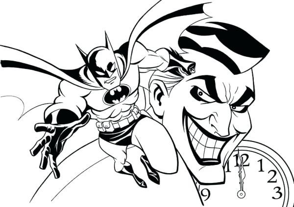 600x423 Joker Coloring Pages Batman Joker Coloring Pages A Joker Coloring