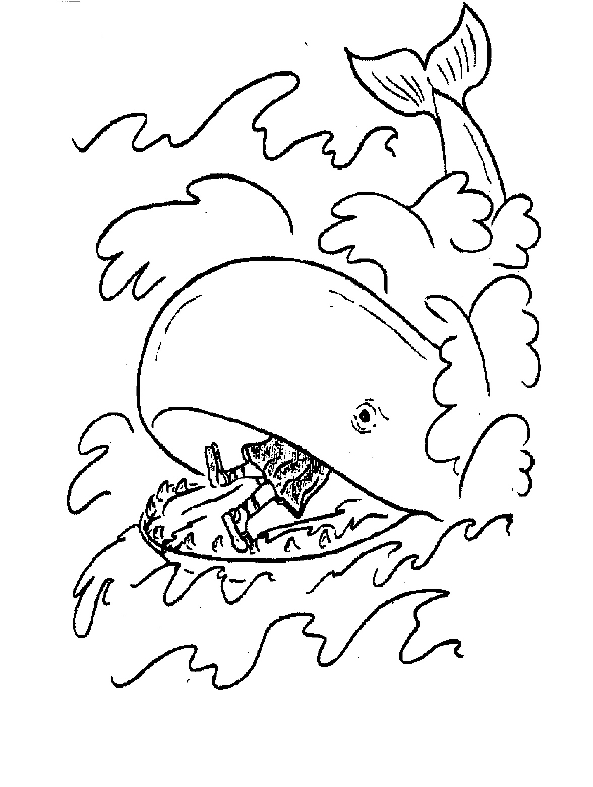 1176x1560 Free Printable Jonah And The Whale Coloring Pages For Kids