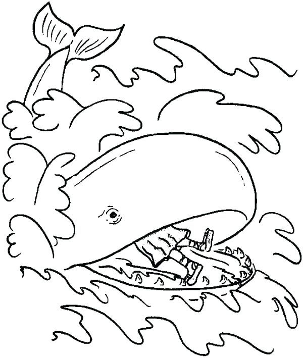 600x709 Jonah Coloring Pages And The Whale Coloring Page And The Whale