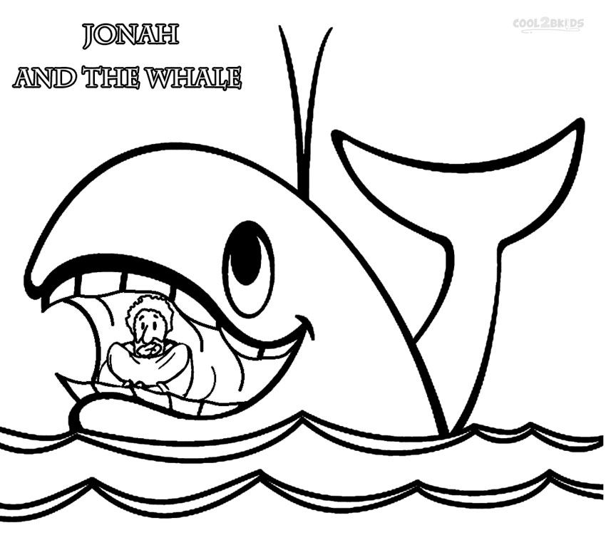 850x765 Printable Jonah And The Whale Coloring Pages For Kids Cool2bkids