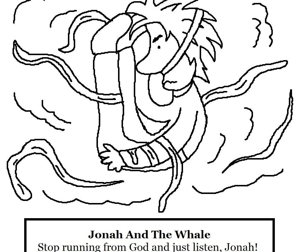 1019x864 Fantastic Jonah And The Whale Coloring Pages For Kids General