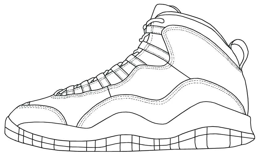 835x506 Jordan 11 Coloring Page Michael Jordan Coloring Pages Pin Drawn