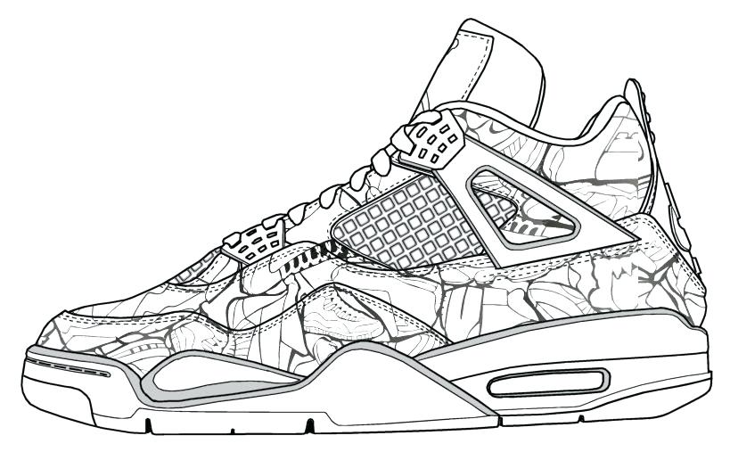 819x507 Jordan Coloring Page Coloring Page First Name Jordan Sneaker