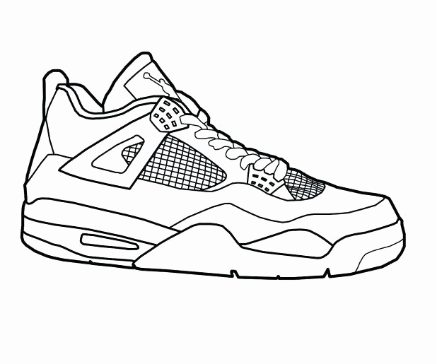 Jordan 12 Coloring Pages at GetColorings.com | Free printable colorings ...