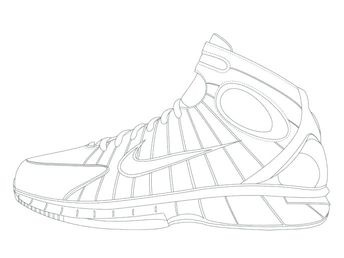 687x515 Nike Jordan Coloring Pages Shoes Sheets