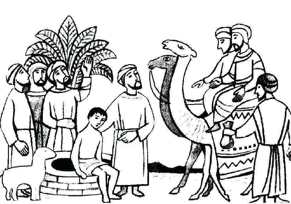 951x665 34 Coloring Pages Of Joseph And His Brothers Joseph And His Joseph