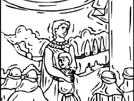 440x330 Joseph Bible Story Coloring Pages And His Brothers Coloring Page