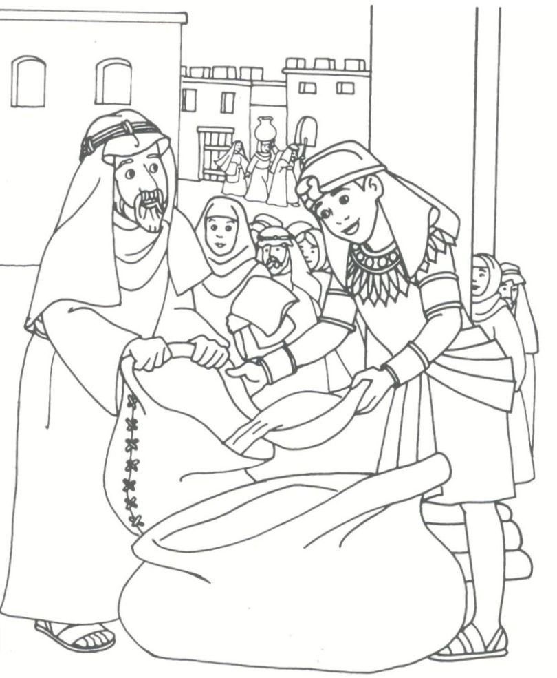810x985 Big Joseph In Prison Coloring Pages Coat Of Ma