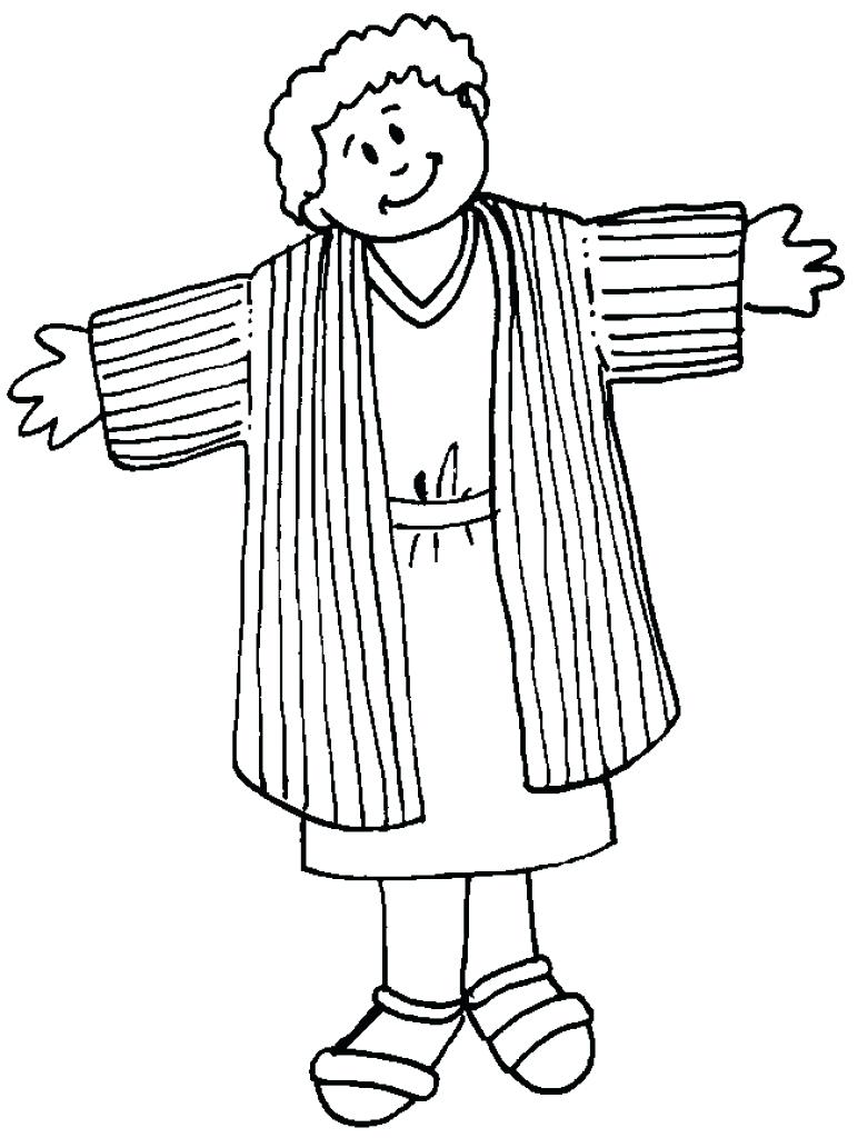 Joseph Coat Of Many Colors Coloring Page at GetColorings.com | Free ...