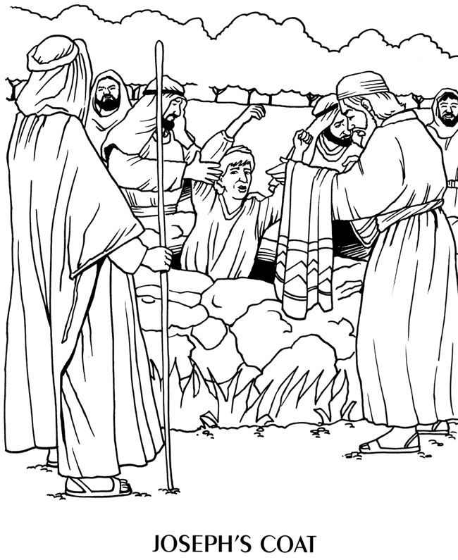 650x795 Joseph Reunited With His Brothers Coloring Page 11 Best Childrens