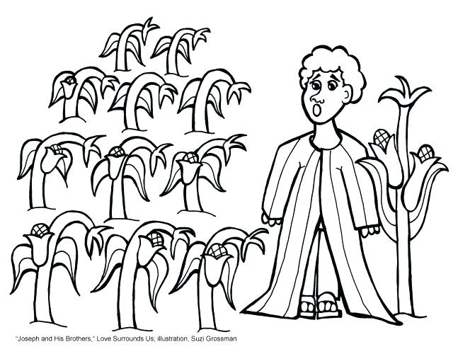 Joseph And His Brothers Coloring Page 647x500 Joseph And His Brothers Coloring Page