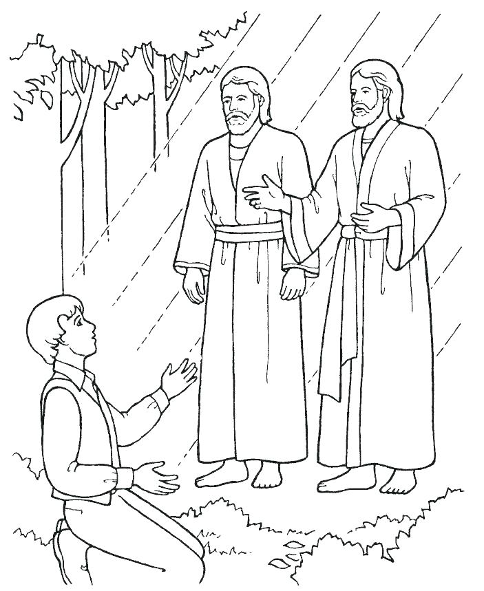 Joseph Smith Coloring Page Smith Coloring Page First Vision Pages 703x859 Joseph Smith Coloring Page Smith Coloring Page First Vision Pages