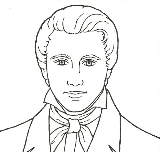 Prophet Joseph Smith Coloring Page Amp Coloring Book 516x492 Prophet Joseph Smith Coloring Page Amp Coloring Book