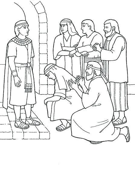 447x596 Sold Into Slavery Coloring Pages Best Genesis Images On Joseph