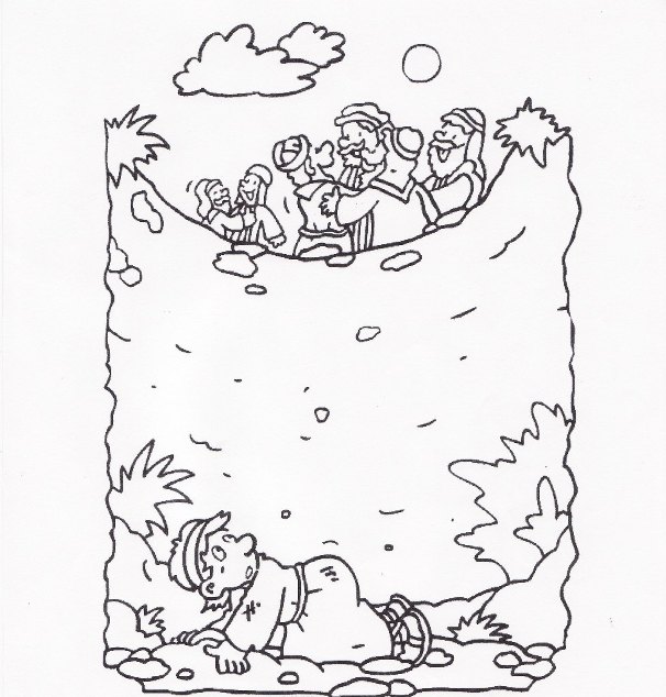 606x634 55 Joseph The Dreamer Coloring Pages, Shirt Or Jacket Outline