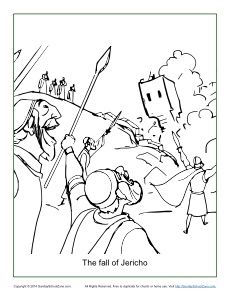 230x298 The Fall Of Jericho Coloring Page The Battle Of Jericho Bible