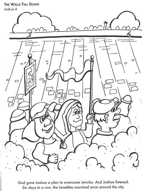464x621 Coloring. Joshua Fought The Battle Of Jericho Coloring Page