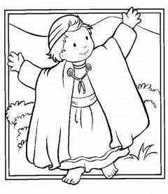 Joshua Coloring Page 240x278 Joshua Coloring Page