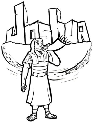 Joshua Coloring Page Children's Ministry Deals 368x479 Joshua Coloring Page Children's Ministry Deals