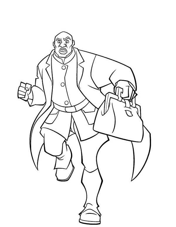 Joshua Running Away In Atlantis The Lost Empire Coloring Pages 600x776 Joshua Running Away In Atlantis The Lost Empire Coloring Pages