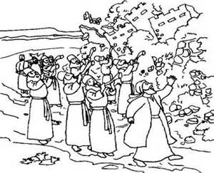 Joshua Jericho Coloring Page