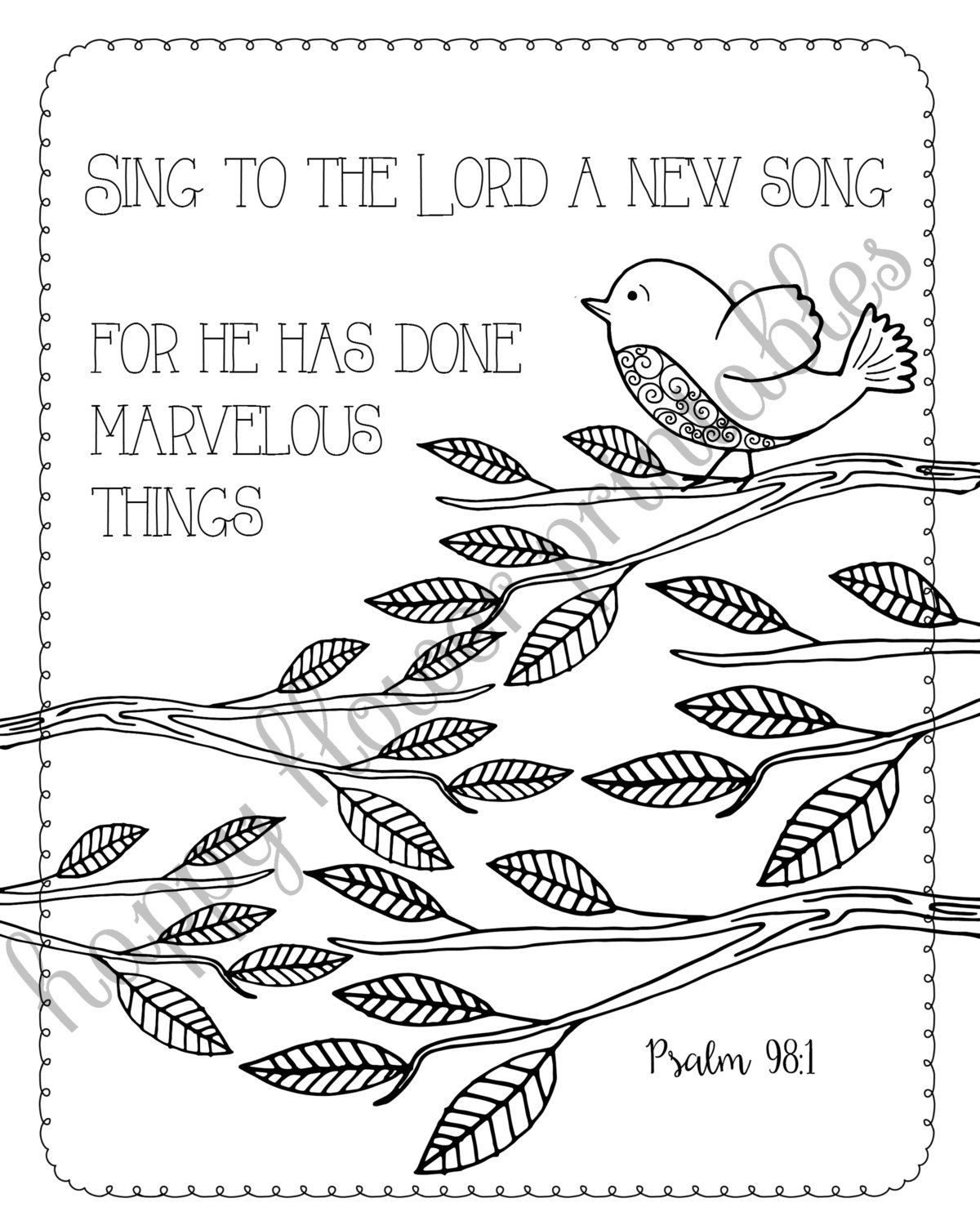 Journal With Coloring Pages