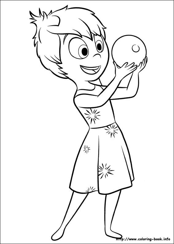 Inside Out Coloring Picture Coloring Kids 567x794 Inside Out Coloring Picture Coloring Kids