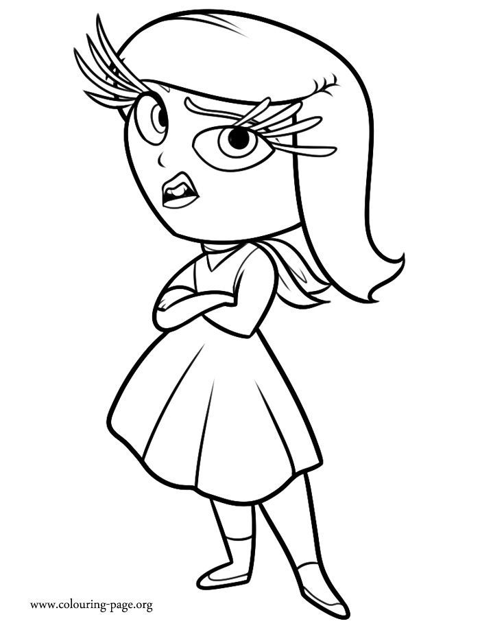 Joy Inside Out Coloring Page 700x918 Joy Inside Out Coloring Page