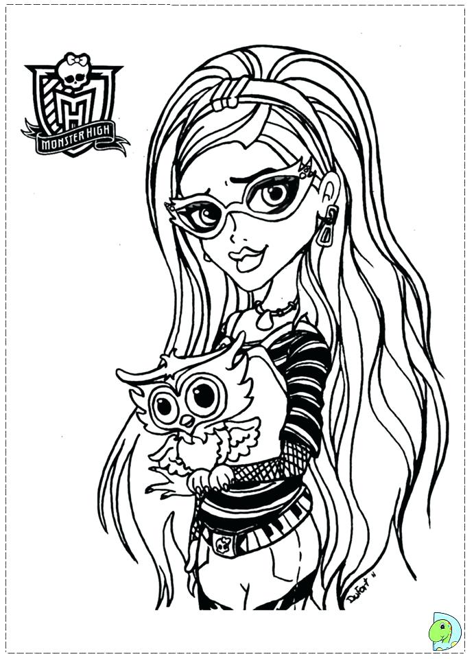 Coloriage De Monster High Clawdeen Wolf Monster High Coloring 691x960 Coloriage De Monster High Clawdeen Wolf Monster High Coloring