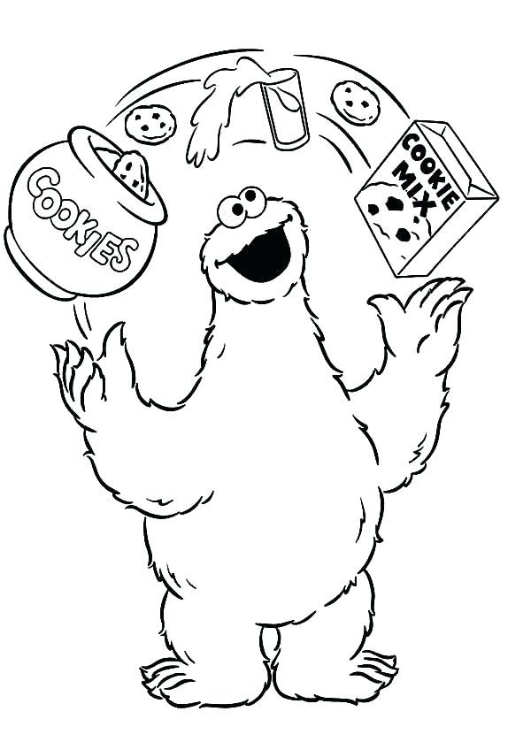Cookie Monster Coloring Page Monster Coloring Book Together 600x839 Cookie Monster Coloring Page Monster Coloring Book Together