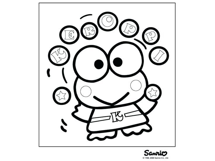 Keroppi Coloring Pages Ball Juggling Coloring Pages Keroppi 736x552 Keroppi Coloring Pages Ball Juggling Coloring Pages Keroppi