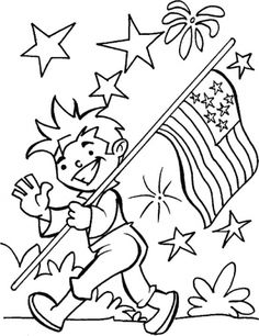4th Of July Coloring Page 236x306 4th Of July Coloring Page