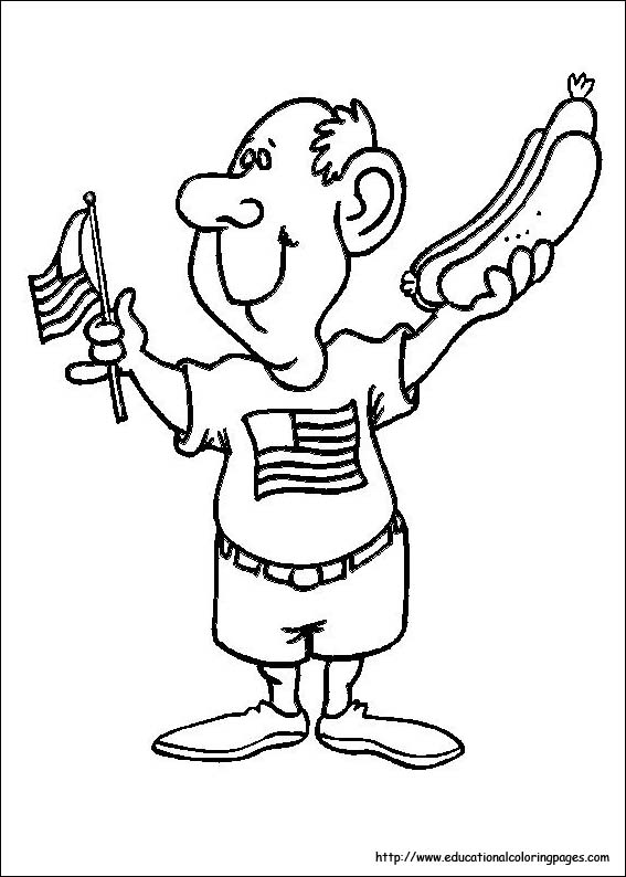 4th Of July Coloring Pages 567x794 4th Of July Coloring Pages