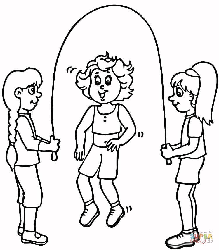 Rope Coloring Pages Children Jump Rope Coloring Page Free 750x855 Rope Coloring Pages Children Jump Rope Coloring Page Free