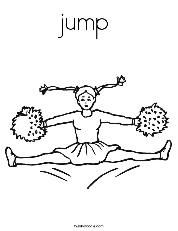 Jump Coloring Page 685x886 Jump Coloring Page