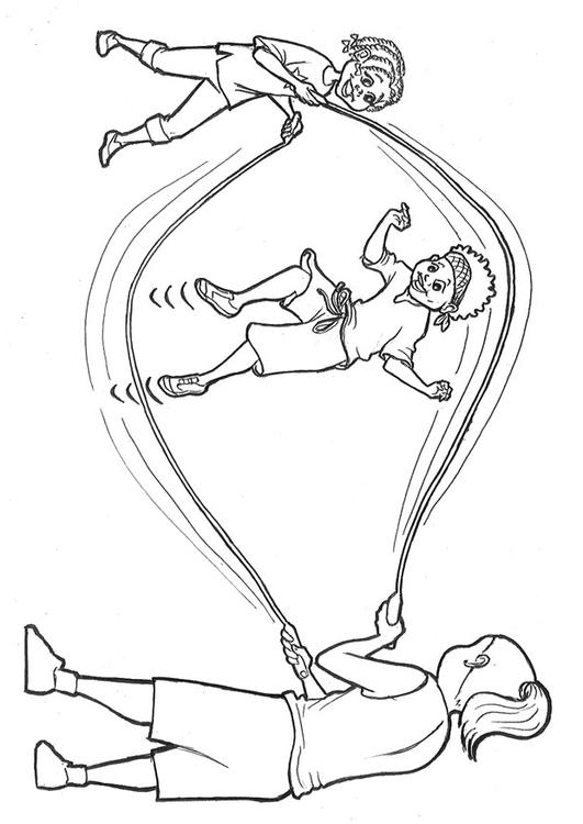 Coloring Page Jump Rope 531x750 Coloring Page Jump Rope