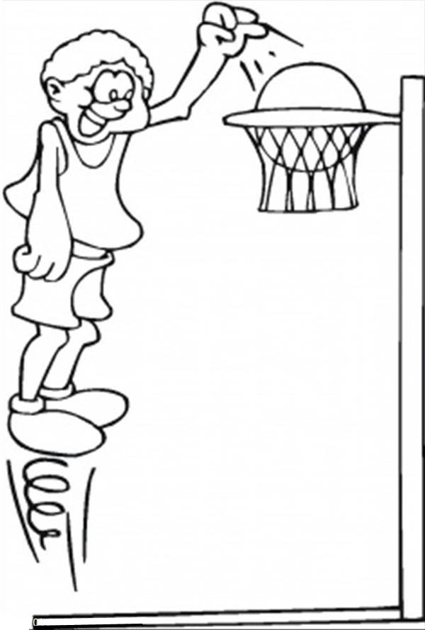 Jump Coloring Page 425009 600x889 Jump Coloring Page 425009