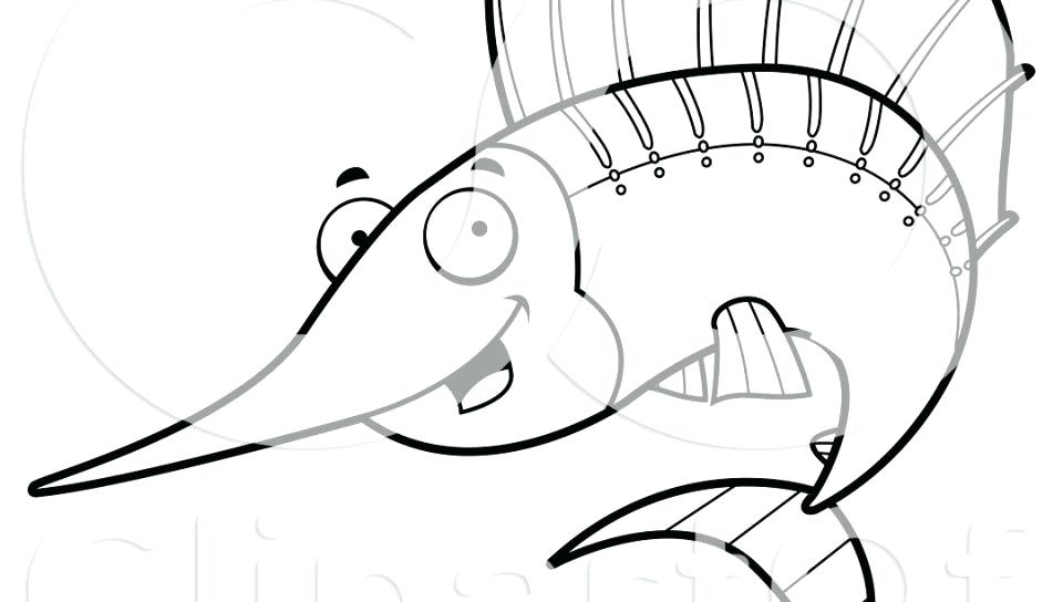 960x544 Swordfish Coloring Page Best Coloring Pages For Swordfish Coloring