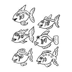 230x230 Top 10 Free Printable Tropical Fish Coloring Pages Online