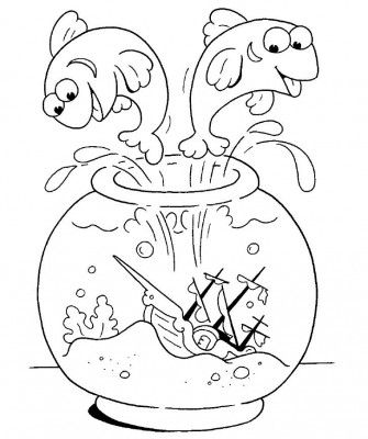 335x400 Jumping Fish Coloring Pages Laminas Para Pintar Cuadros Gratis