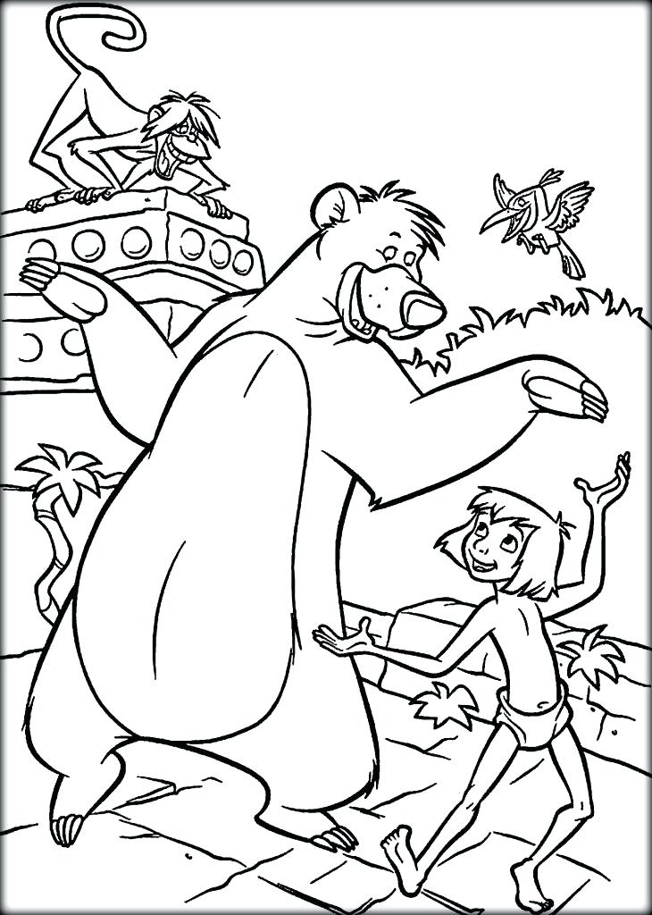 Jungle Book Colouring Pages Games Printable Coloring Jungle Animal 730x1024 Jungle Book Colouring Pages Games Printable Coloring Jungle Animal