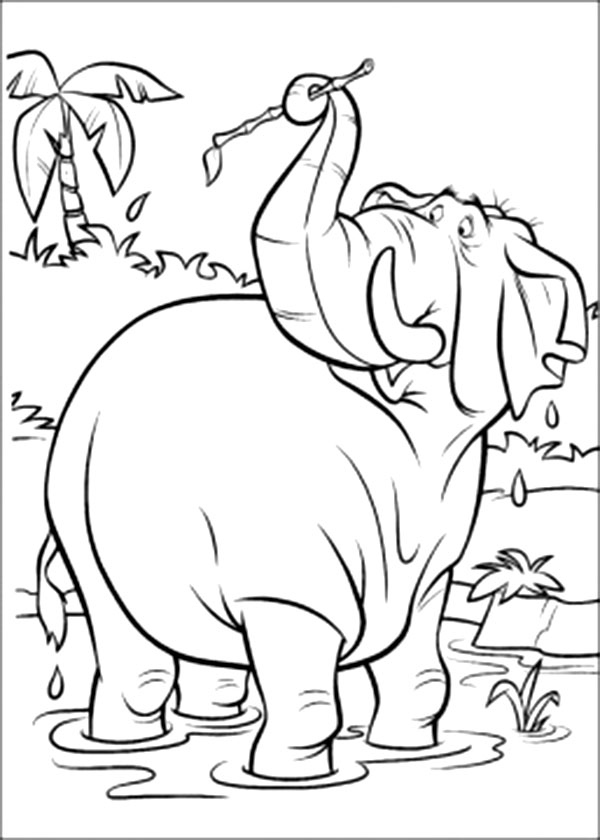 Jungle Coloring Pages Inspirational Elephant Jungle Book Coloring 600x840 Jungle Coloring Pages Inspirational Elephant Jungle Book Coloring